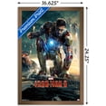thumbnail image 3 of Marvel Cinematic Universe - Iron Man 3 - One Sheet Wall Poster, 14.725" x 22.375", Framed, 3 of 3