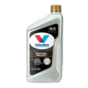 (5 pack) Valvoline Restore & Protect Full Synthetic 5W-20 Motor Oil 1 QT