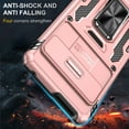 thumbnail image 5 of Allytech for Google Pixel 7 Case with Ring Holder & Slide Camera Cover, Ring Kickstand Drop Proof Magnetic Heavy Duty Rugged Hybrid Phone Cover Case for for Google Pixel 7 5G 6.3" 2022, Rosegold, 5 of 7