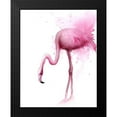 thumbnail image 2 of Shefranov, Olga 12x14 Black Modern Framed Museum Art Print Titled - Flamingo II, 2 of 5