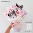 thumbnail image 2 of Nuevo ramo de muñecas de anime Kuromi de Sanrio, paquete de regalo de My Melody Kawaii Melody Kuromi, lindo dibujo animado, regalo de San Valentín, regalo de cumpleaños, 2 of 5