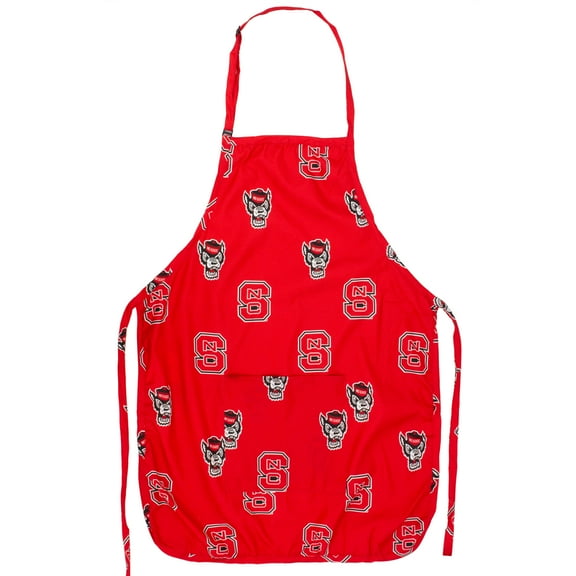 North Carolina State Wolfpack Tailgating or Grilling Apron With 9" Pocket, Fully Adjustable