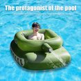 thumbnail image 4 of Muyoka Tanque inflable Piscina Flotador Tanque inflable Balsas Tanque inflable Juguete con chorro de agua Pistola Anillo de nataci贸n Juguete de agua al aire libre, 4 of 4