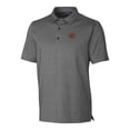 thumbnail image 2 of Men's Cutter & Buck Heather Charcoal Sacramento River Cats Forge Heathered Stretch Polo, 2 of 3