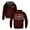 Brown, variant on Maddox Batson MB Logo Zipper Hoodie Long Sleeve Streetwear Men Women Jacket Parkas Winter Coat