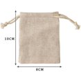 thumbnail image 3 of Jinsinto 30 Pcs Cotton Drawstring Bags, Burlap Gifts Bag With Drawstring Fabric Gift Bags, 3 of 5