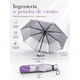 thumbnail image 5 of Paraguas Lila Compacto Reforzado 110 Cm Plegable Portátil, 5 of 6