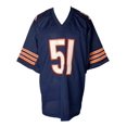 thumbnail image 2 of Dick Butkus Chicago Signed Blue Football Jersey BAS, 2 of 4