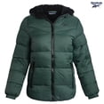 thumbnail image 3 of Chaqueta acolchada para mujer Reebok talla grande verde cazador acolchada, 3 of 7