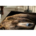 thumbnail image 2 of Animal Rug, Bridesmaid Gift Rug, Wild Animal Rug, Modern Rug, Cool Rug, Brown Bear Rugs, Easy to Clean Rug, Loft Rug, Saloon Rugs, Brown Rug, 2'x3' - 60x90 cm, 2 of 8