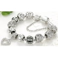 thumbnail image 2 of Murano Heart Charm Bracelets Made With Crystals From Swarovski, 2 of 3