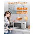 0.7 cu. ft. Countertop Microwave White