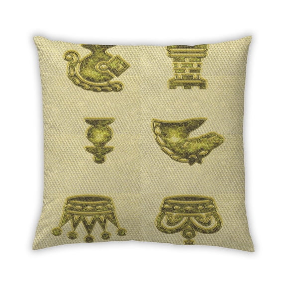 Ahgly Company Indoor Square Contemporary Throw Pillow, 18 inch by 18 inch