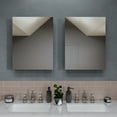 thumbnail image 3 of Croydex Hartford Single Door Aluminium Medicine Cabinet with Easy to Fit Bracket (20x26in), 3 of 11