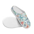 thumbnail image 3 of Lsque Butterflies Pattern Womens Comfort Cotton on Scuff With Memory Foam and Anti-skid Sole Slipper-44/45, 3 of 7