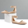 thumbnail image 4 of Zapatos DREAM PAIRS Flats Nude para Mujer con Cuña Baja, 4 of 7