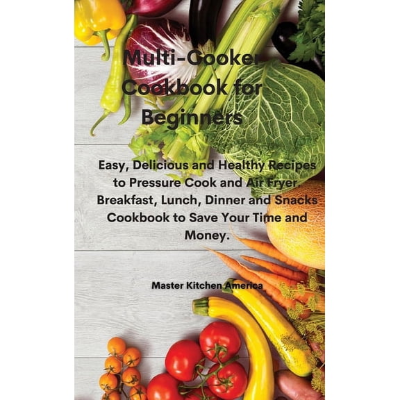 Multi-Cooker Cookbook for Beginners: Easy, Delicious and Healthy Recipes to Pressure Cook and Air Fryer. Breakfast, Lunch, Dinner and Snacks Cookbook to Save Your Time and Money. (Hardcover)