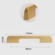 thumbnail image 5 of Tiradores para muebles de 4 piezas, mate, Tiradores para muebles de acero inoxidable para puertas de armarios de cocina, tiradores de barandilla con tiradores de tornillo, mate Vhermosa 221038-4, 5 of 8