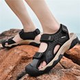thumbnail image 6 of LASUDRAA Mens Outdoor Hiking Sandals Waterproof Lightweight Athletic Sandals with Adjustable Straps Non-Slip Beach Shoes for Men, 6 of 8