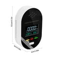 thumbnail image 3 of Xihbxyly Detector de Monóxido de Carbono, Alarma 3 En 1 con Temperatura y Humedad, Pantalla Digital, Alertas Claras, Diseño Compacto, para Uso Doméstico y En Coche, Portátil, Blanco, Tamaño 6 X 6 X 1, 3 of 6