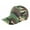 Camouflage, variant on Jordefano 3 Pack Plain Baseball Cap Hat Adjustable Back (Green)