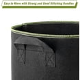 thumbnail image 3 of 12 Pack Grow Bags, 3 Gallon Thick Fabric Pots for Plants, Sturdy Handles & Reinforced Stitching, Labels Included, Black, 3 of 10