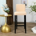 thumbnail image 3 of DONGPAI Stretch Bar Stool Covers for Counter Height Side Chair Slipcovers for Dining Room Cafe Chair Seat Cover, 3 of 5