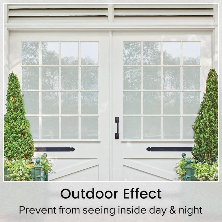 Frosted Privacy Window Film 23.6" x 78.5" photo 8