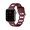 Burgundy, variant on Waloo Silicone Link Looped Silicone Band for Apple Watch 40/41/42mm - Black