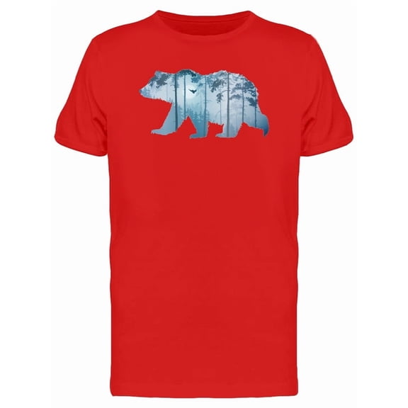 Bear With Forest Inside Tee Men's -Image by Shutterstock