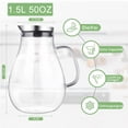 thumbnail image 2 of 1.8 liter water carafe with lid, for homemade drinks, 2 of 5