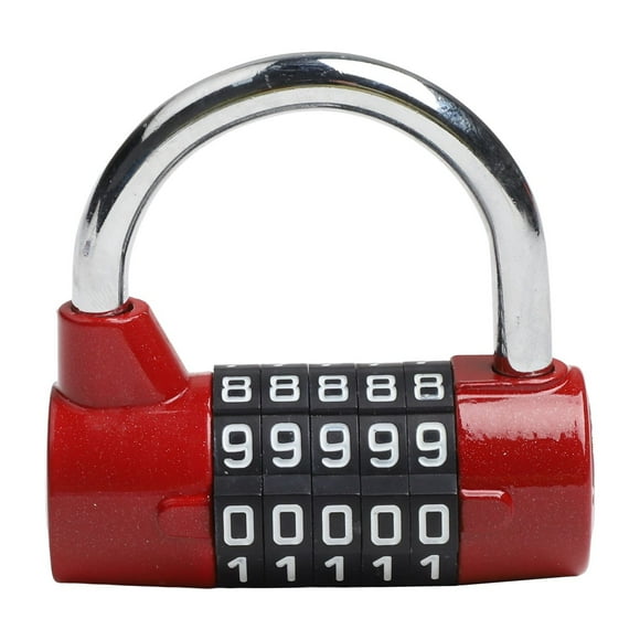 Zinc Alloy Combination Lock 5 Digit for Gym Lockers and Changing Rooms