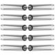 thumbnail image 4 of FELTECHELECTR 10 moldes de acero inoxidable para cruasanes, forma de cuerno de crema, para repostería (forma tubular), 4 of 4