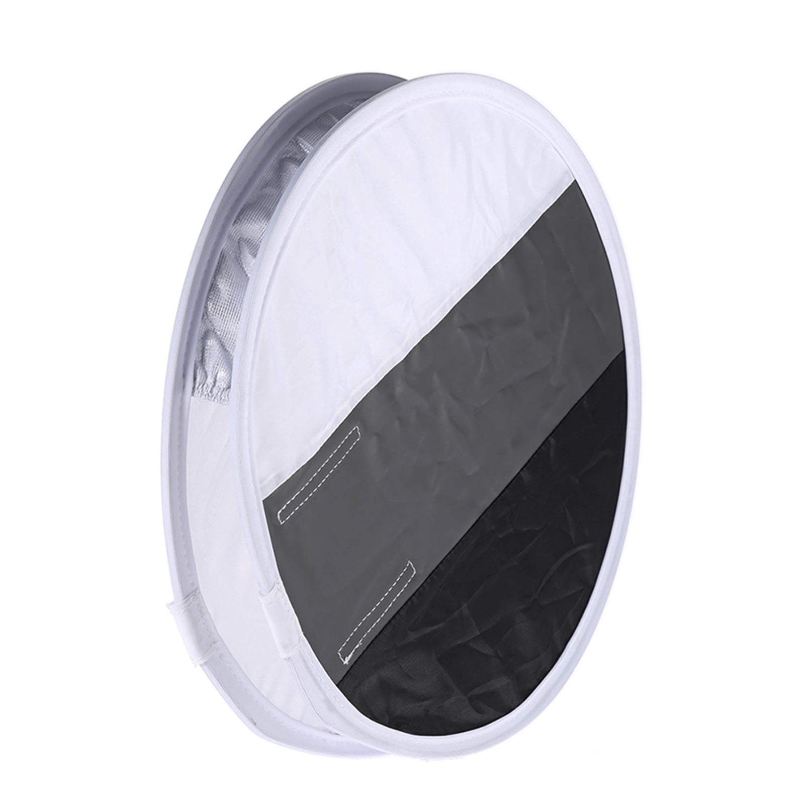 Multifunctional 12in/31cm Mini Portable Round On-camera Flash Speedlite Diffuser Softbox with White/Grey/Black Color for  Nikon Sigma Yongnuo Godox Andoer Neewer Vivitar Speedlight