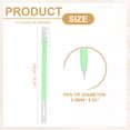 thumbnail image 2 of Uxcell 12 Pcs Colored Gel Pens, 0.5mm Fine Point Pastel Gel Pens High Light Ink for DIY Projects Painting Journaling Notebook Black Paper Drawing, 15cm Length Green Ink, 2 of 6