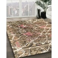 thumbnail image 2 of Ahgly Company Indoor Rectangle Abstract Brown Abstract Area Rugs, 3' x 5', 2 of 6