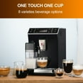 thumbnail image 4 of Mcilpoog Super Automatic 19 Bar, 1-Cup Black Espresso Machine, 4 of 7