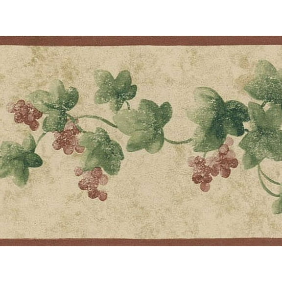 878379 Narrow Ivy Wallpaper Border SM8431b