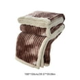 thumbnail image 3 of Mbvtdt Sherpa Blanket Twin Plaid Thick Bed Blanket in 60”x80” Size, Super Soft Flannel Fuzzy Fleece Wool Blanket and Wool Milk Fleece Blanket for Couch and Bed Warmth, 3 of 6