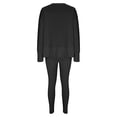 thumbnail image 5 of biudgviw Lounge Sets for Women Oversized Crewneck Long Sleeve Side Slit Sweatshirt Soft Yoga Sweatpants Tracksuit 2 Piece Outfits, 5 of 5