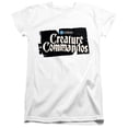 thumbnail image 3 of Creature Commando Logo Women's T Shirt, White, Small, 3 of 5