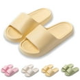 thumbnail image 5 of Celivon Shower Shoes For Women And Men Massage Pool Slides Soft Cushioned Anti-Slip Slides Slippers Comfort Yellow, 5 of 5