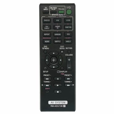 New Remote replacement RM-ADU138 For SONY Home Theater HBDTZ140 HBD-TZ145 DAV-TZ150