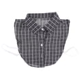thumbnail image 2 of Collar Falso Macarena Cuello Peter Pan Algodón Gris para Mujer, 2 of 7