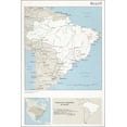 thumbnail image 1 of 24"x36" Gallery Poster, cia map of brazil 1976, 1 of 1