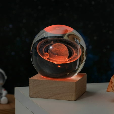 

Goldencivetcat Cosmos Series Crystal Ball Night Lights Milky Way Moon Desktop Bedroom Small Ornaments Creative Valentine‘s Day Gifts Birthday Gifts