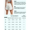 thumbnail image 4 of Cadmus 2 in 1 Women's Workout Shorts Athletic Biker Shorts Gym Running Dry Fit with Pockets,3 Pack,M, 4 of 8
