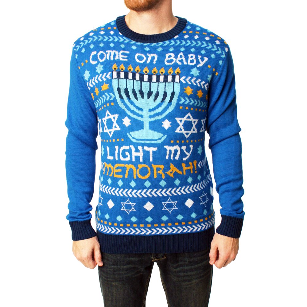 Ugly Christmas Sweater Ugly Christmas Sweater Men's Come On Baby