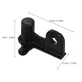 thumbnail image 2 of unbranded Soporte De Montaje Para Motor De Ventilador Negro Para Y Pared Duradero Y Fácil Instalación, 2 of 8
