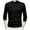 Black, variant on TFEOQRY Men's Crew Neck Sweater Solid Color Knit Long Sleeve Thicken Casual Pullover Fall Winter Warm Top Beige